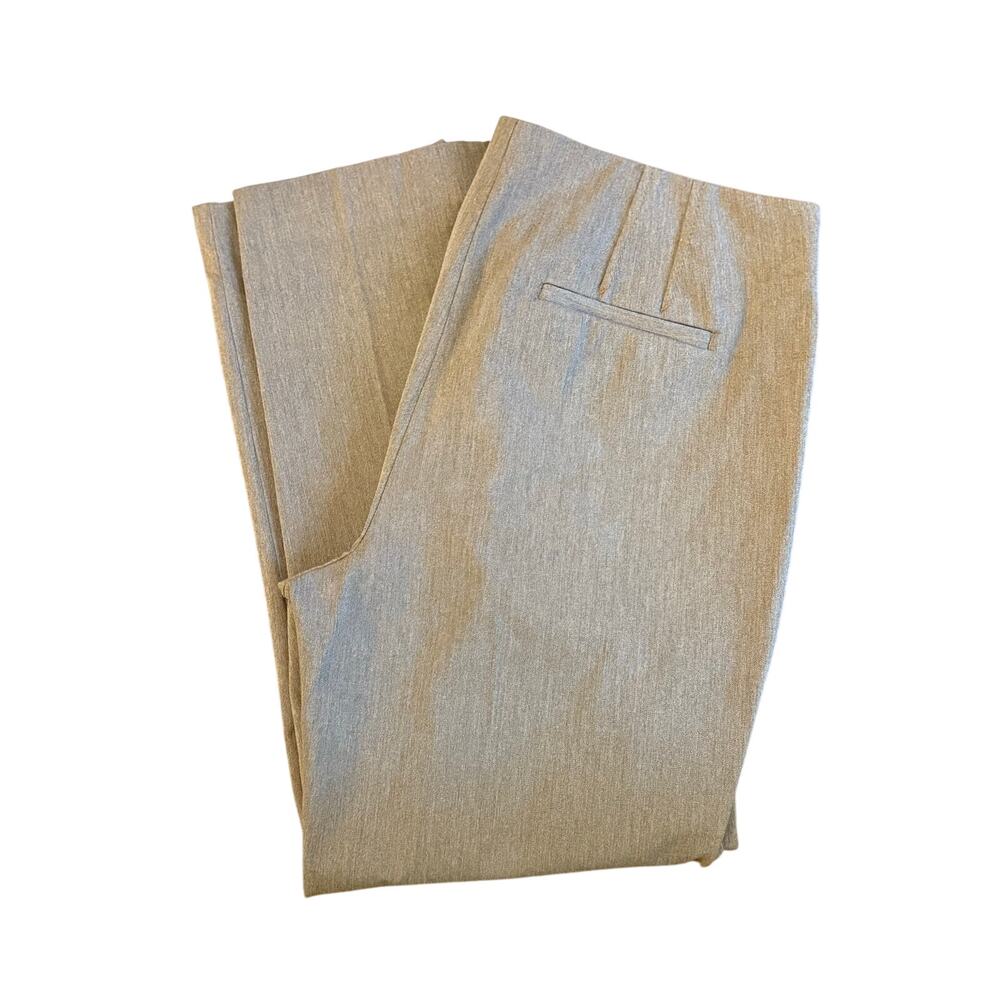 Talbots Dark Khaki Straight Leg Women Size 14p Trousers Pants Curvy Plus Size - Picture 2 of 3